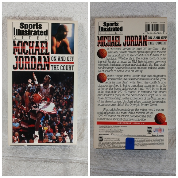 Vintage Sports Illustrated Michael Jordan VHS
